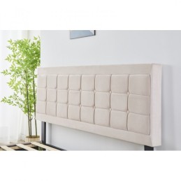 Pat Tapițat Premium Catifea 140/160x200 cm, Somiera Inclusa, Bej, Fara Saltea