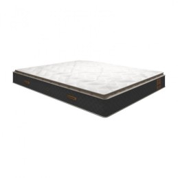 Saltea  Romesa Cu Topper Silver, Plasa de Arcuri + Conglomerat de Spuma Poliuretanica, 29 cm grosime | Romesa