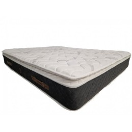 Saltea  Romesa Cu Topper Silver, Plasa de Arcuri + Conglomerat de Spuma Poliuretanica, 29 cm grosime | Romesa