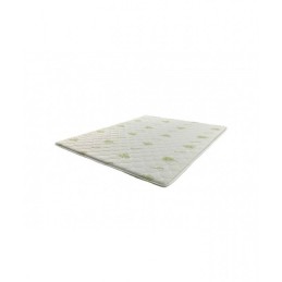 Topper Aloe Vera Romesa 5 cm  - Burete densitate 18kg /mc husa matlasata triplustrat detasabila cu fermoar | Romesa